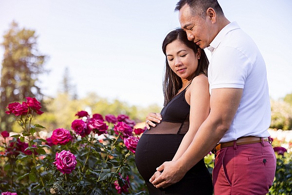 Trang Anh's maternity